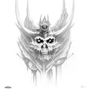 Albedo from overlord tattoo design idea