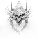 Albedo from overlord tattoo design idea