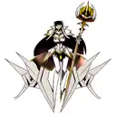 Albedo from overlord tattoo design idea