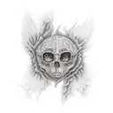 Rise from the ashes  tattoo design idea