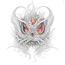 Rise from the ashes  tattoo design idea