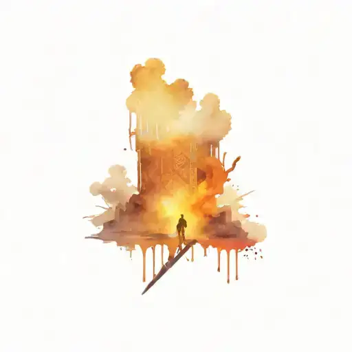 attack on titan anime tattoo design idea