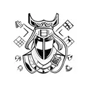 chess knight piece tattoo design idea