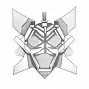 mf doom tattoo design idea