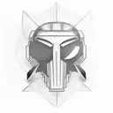 mf doom tattoo design idea