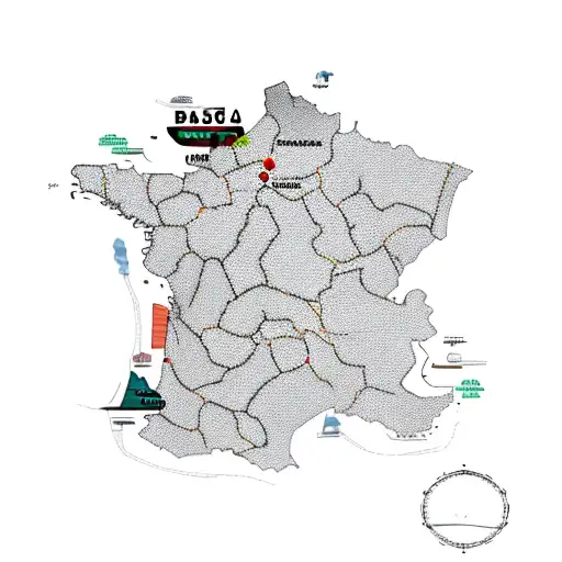 map of Spain and uk tattoo design idea