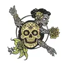 black owned submissive tattoo design idea