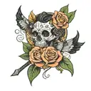 black owned submissive tattoo design idea