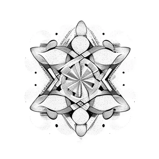 triaskete with sand clocks inside tattoo design idea