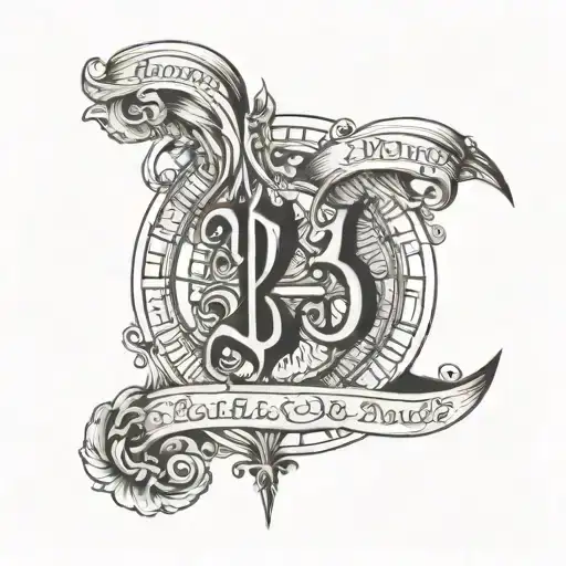 psalms 23 verse tattoo design idea