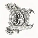 psalms 23 verse tattoo design idea