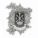 psalms 23 verse tattoo design idea