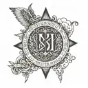 psalms 23 verse tattoo design idea