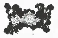 gps coordinates wedding date 27 05 2023 tattoo design idea