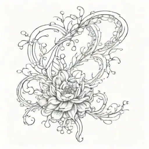 IVF journey, endometriosis, infertility,  tattoo design idea