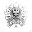 kukulkan tattoo design idea