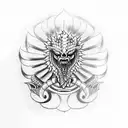 kukulkan tattoo design idea