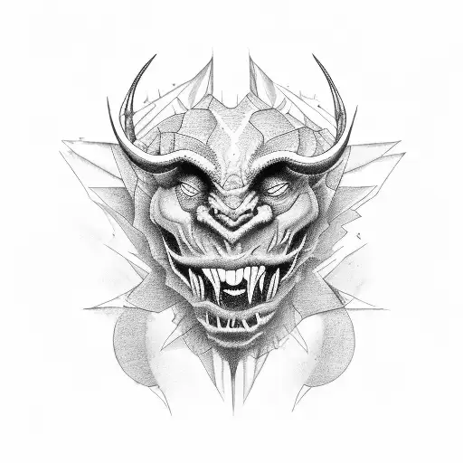 Man is 5 Devil is 6 God is 7 tattoo design idea