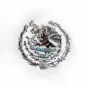 Mexico eagle tattoo design idea