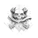 initials J R G A M R R tattoo design idea