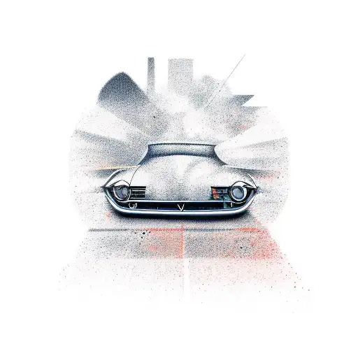 car  tattoo design idea