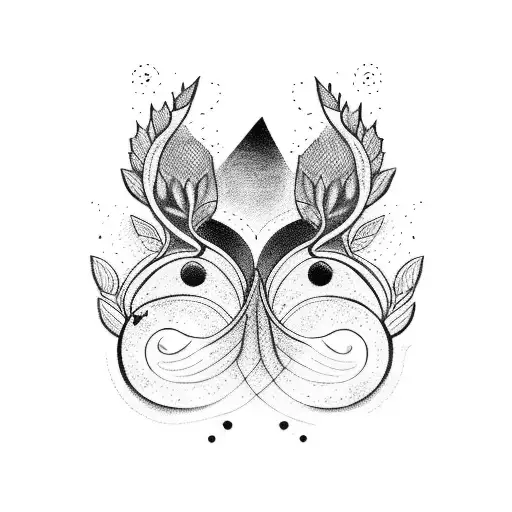 many birds tattoo design idea