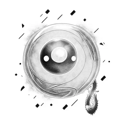 Dragon Ball Z character casting a spell tattoo design idea