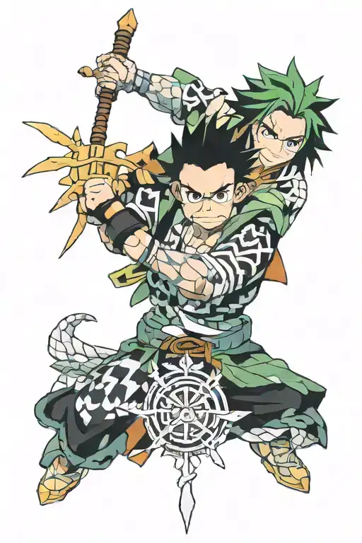 Demon Slayer tattoo design idea