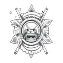 luffy tattoo design idea