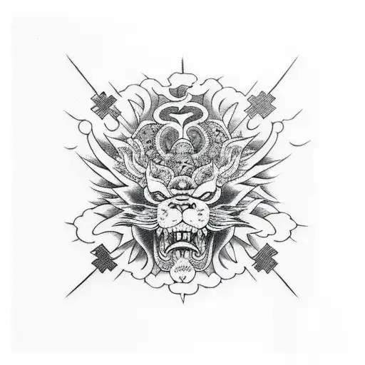 YHWH tattoo design idea