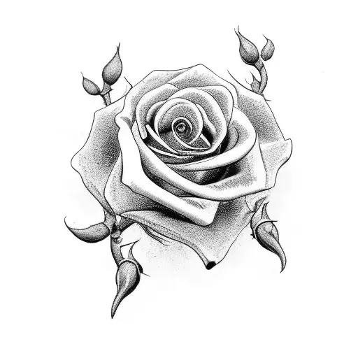 revolver with roses coming out of barrel tattoo design idea