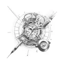 speedometer tattoo design idea