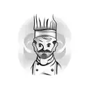 chef  tattoo design idea