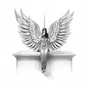 wings for full back  tattoo design idea