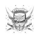 Roronoa zoro tattoo design idea