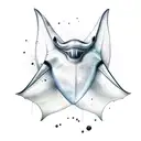 Manta ray tattoo design idea
