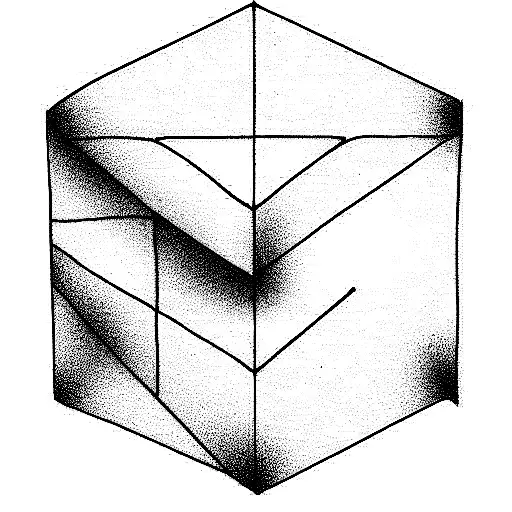 Fancy Cube tattoo design idea