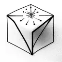 Fancy Cube tattoo design idea