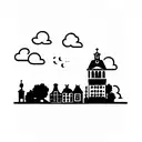 amsterdam canals tattoo design idea