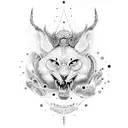 alas con espadas tattoo design idea