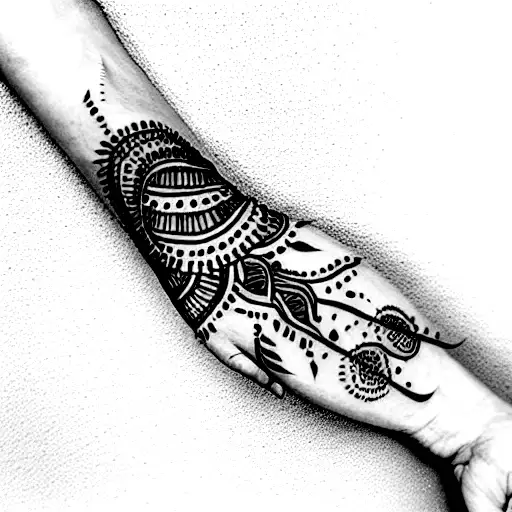 henna tattoo design idea
