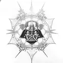 Itachi star wars  tattoo design idea