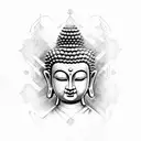 Buddha tattoo design idea