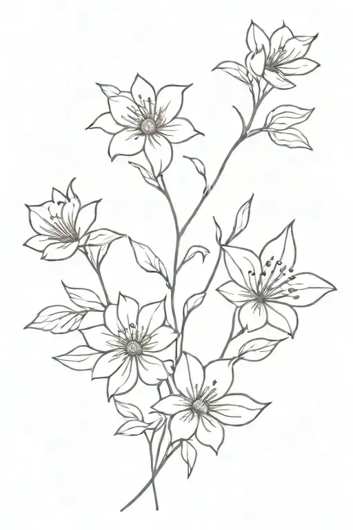 simple floral spine tatoo design tattoo design idea