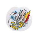 welsh feathers tattoo design idea