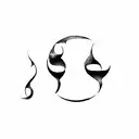 the word arabic tattoo design idea