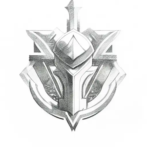 Assassin crest tattoo design idea