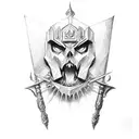 Assassin crest tattoo design idea