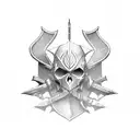 Assassin crest tattoo design idea