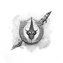 Assassin crest tattoo design idea